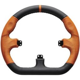 Asetek GT Rim - Closed D, Cuero Naranja