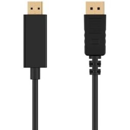 Ewent Cable Conversor DisplayPort 1.2 para HDMI 1.2 Macho/Macho 1 M Negro