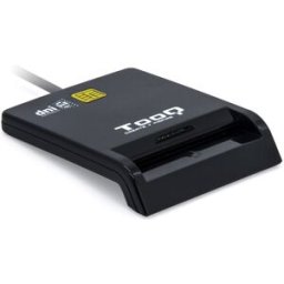 Tooq Lector de Tarjetas - Tarjeta Inteligentes / DNIe 4.0 / SIM USB-C Negro