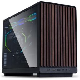 Lian-Li Caja Micro-ATX x Dan Cases A3 Negra Madera Vidrio Templado