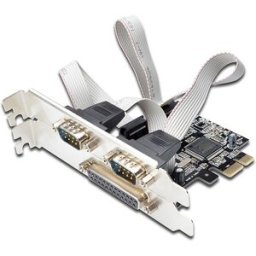 Ewent Placa de Interface Serial Paralela Combo PCI-E 2 + 1