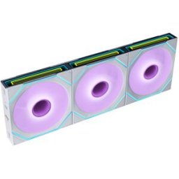 Lian-Li Ventilador UNI FAN SL120 Infinity FLEX Wireless Reverse Blade Blanco 120mm (Pack 3)