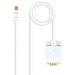 Nanocable Cable Conversor Mini DisplayPort/M para VGA/M 2 M Blanco