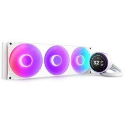 NZXT Kit de Refrigeración Líquida CPU Kraken Elite 420 (2025) RGB Blanco