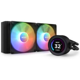 NZXT Kit de Refrigeración Líquida CPU Kraken Elite 240 RGB Negro