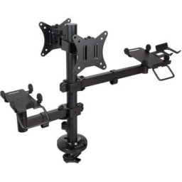 Tooq Soporte de Mesa Tilt e Giratónrio para TPV/impressora/monitor/terminal/lector Negro