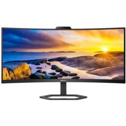 Philips Monitor Série 5000 34" 34E1C5600HE VA UWQHD 100Hz 1ms c/colunas + Aj.Altura + Webcam + USB-C ( PD65W )