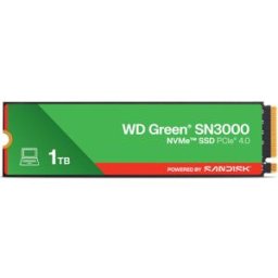 Western Digital SSD Green SN3000 1TB Gen4 M.2 NVMe (5000/4200MB/s)