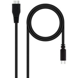 Nanocable Cable USB 3.0 USB-C/M-Micro USB-B/M 1 M Negro