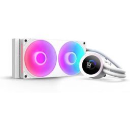 NZXT Kit de Refrigeración Líquida CPU Kraken 240 V2 RGB Blanco