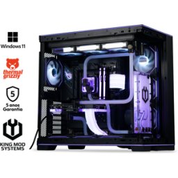 King Mod Systems Ordenador King Mod Liquid-PC Ryzen 7 9800X3D 64GB DDR5 2TB RTX 5080 WiFi W11 V3