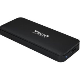 Tooq Caja Externa SSD M.2 NVME - USB 3.1 Gen 2 Negro