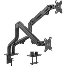 Ewent Soporte de Mesa Duplo 17" a 32" Negro