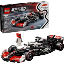 Lego Speed Champions: Coche de Carreras MoneyGram Haas F1 Team VF-24, 242 Piezas (77250)