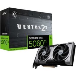 MSI Tarjeta Gráfica GeForce® RTX 5060 Ti VENTUS 2X OC PLUS 8GB GDDR7 DLSS4