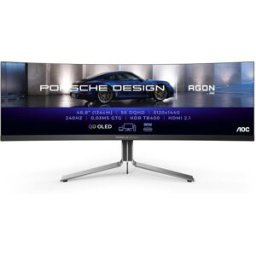 AOC Monitor Curvo AGON PRO Porche Design 49" PD49 OLED 5K 240Hz 0.03ms