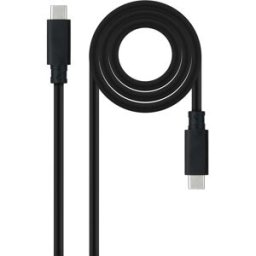 Nanocable Cable USB 3.2 Gen2x2 20Gbps 5A/100W 4K/60HZ USB-C M/M 3 M Negro