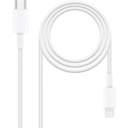 Nanocable Cable Lightning Lightning para USB-C 1 M