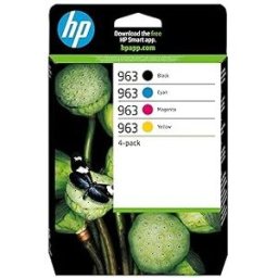 HP Paquete de 4 cartuchos de tinta Original 963 negro/cian/m