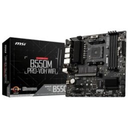 MSI B550M PRO-VDH WIFI Zócalo AM4 Micro ATX AMD B550