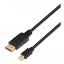 Aisens A124-0132 cable DisplayPort 3 m Mini DisplayPort Negro