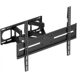 Aisens Soporte eco giratorio, inclinable y nivelable para monitor/TV 40kg de 37-80, Negro