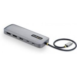 StarTech.com Adaptador Multipuertos USB-C a DP de Dos Pantallas - Mini Dock Tipo C 10 en 1 DisplayPo
