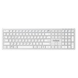 Nilox TECLADO PRO WIRELESS SILVER ESPANOL Español - Blanco
