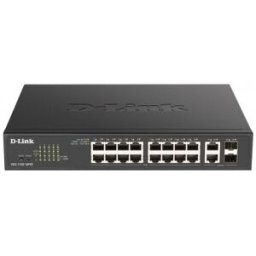 D-Link DGS-1100-18PV2 - Switch Gestionado L2 - 18 Puertos - Gigabit Ethernet - PoE - 1U