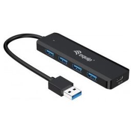 Equip 128959 hub de interfaz USB 3.2 Gen 1 (3.1 Gen 1) Type-A 5000 Mbit/s Negro