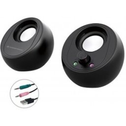 Conceptronic BJORN01B altavoz De 2 vías Negro Inalámbrico y alámbrico 10 W