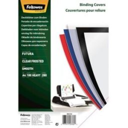 Fellowes Portadas Polipropileno A4 , 300 micras, Transparente Pack 100