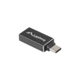 Lanberg ADAPTADOR USB USB-C M 3.1 A USB-A H OTG NEGRO