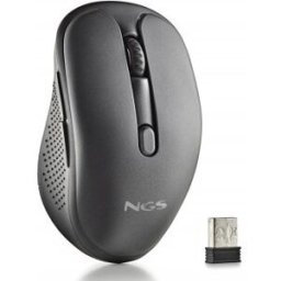 Ngs Ratón Inalámbrico Evo Spook silencioso - Batería recargable - Hasta 1600 DPI - Negro