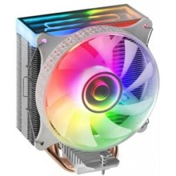 Mars Gaming MCPU-VR Blanco Disipador CPU Doble Espejo Infinito ARGB 4 Heatpipes HCT TDP 180W Ventila