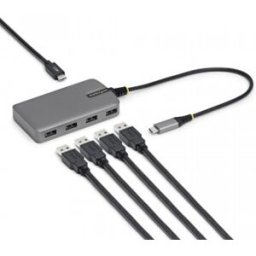 StarTech.com 5G4AC-USB-C-HUB hub de interfaz USB 3.2 Gen 1 (3.1 Gen 1) Type-C 5000 Mbit/s Gris
