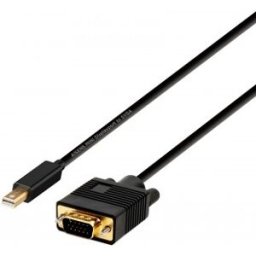 Aisens CABLE CONVERSOR MINI DP A VGA, MINI DP/M-VGA/M, NEGRO, 2.0M