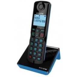 Alcatel S280 SOLO BLUE Teléfono DECT Identificador de llamadas Negro, Azul