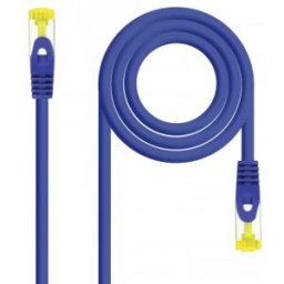 Nanocable Cable Red Latiguillo RJ45 LSZH CAT.6A SFTP AWG26 - Azul - 25 cm