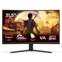AOC G4 C32G42ZE - 31.5" Full HD - LED - Negro, Rojo - 260Hz