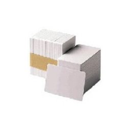 Zebra - Tarjeta PVC - blanco - CR-80 Card (85.6 x 54 mm) 100 uds. (paquete de 5 ) - para Zebra P100i