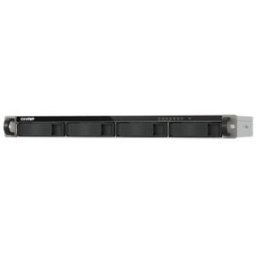 Qnap TS-433eU NAS Bastidor (1U) Cortex-A Cortex-A55 4 GB 0 TB Turbo System Negro