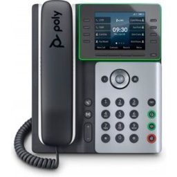 HP POLY Teléfono IP Edge E320 y habilitado para alimentación a través de Ethernet (PoE)