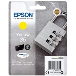 Epson 35 - 9.1 ml - amarillo - original - blíster - cartucho de tinta - para WorkForce Pro WF-4720,