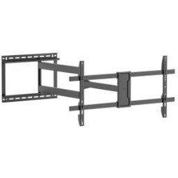 Aisens Soporte Pro Giratorio, Inclinable y Nivelable para Monitor/TV 50kg de 43"-80", Negro
