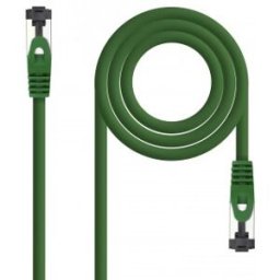 Nanocable Cable de Red Latiguillo Cat.8.1 2GHz LSZH SSTP AWG26, Verde, 2 m
