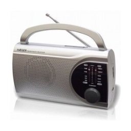 Haeger PR-BIB.004B radio Portátil Digital Plata