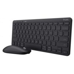 Trust Lyra teclado Ratón incluido Hogar Bluetooth QWERTY Español Negro