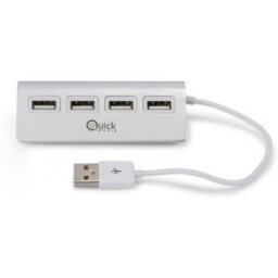 Quick Medi Quick-Media Hub 4 puertos USB 2.0 - QMH204P