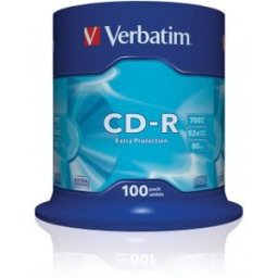 Verbatim DataLife - 100 x CD-R 700 MB ( 80 minutos ) 48x - eje - soportes de almacenamiento 43411